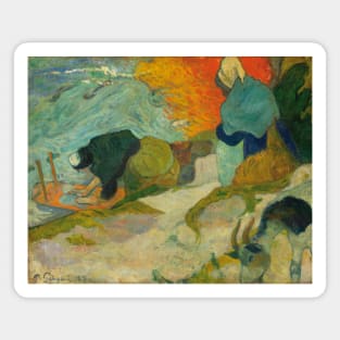 Washerwomen in Arles by Paul Gauguin Magnet